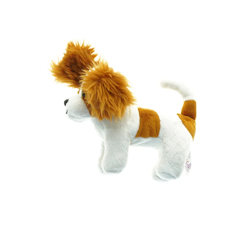 Hvid og brun plysløve fra Our Generation (str. 18 x, 14 cm)