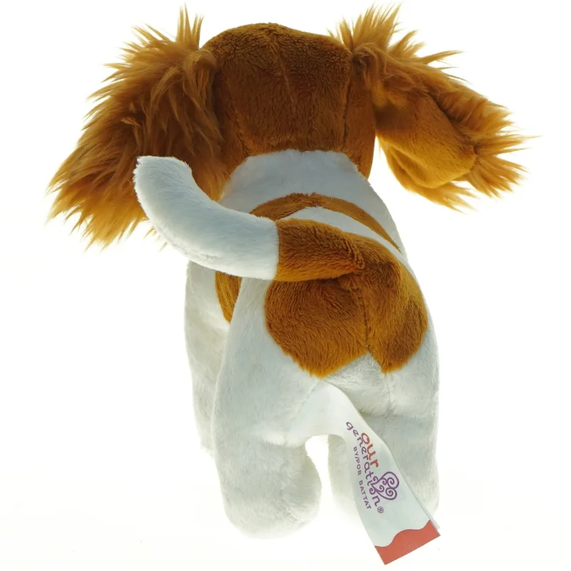 Hvid og brun plysløve fra Our Generation (str. 18 x, 14 cm)