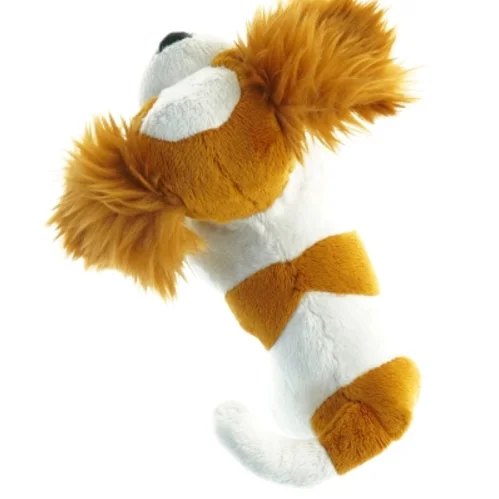 Hvid og brun plysløve fra Our Generation (str. 18 x, 14 cm)