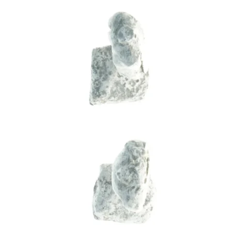 Gipsskulptur af torso - 2 stk (str. 14,5 x, 6 cm og 15 x 6 cm)