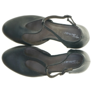 Sorte Tamaris pumps med ankelrem fra Tamaris (str. 41)