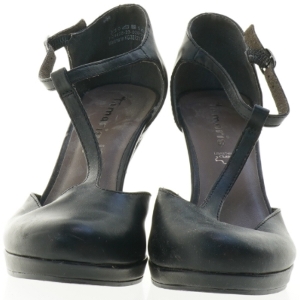 Sorte Tamaris pumps med ankelrem fra Tamaris (str. 41)