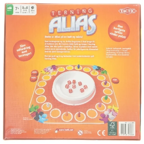 Terning Alias brætspil (str. 6x25x25 cm)