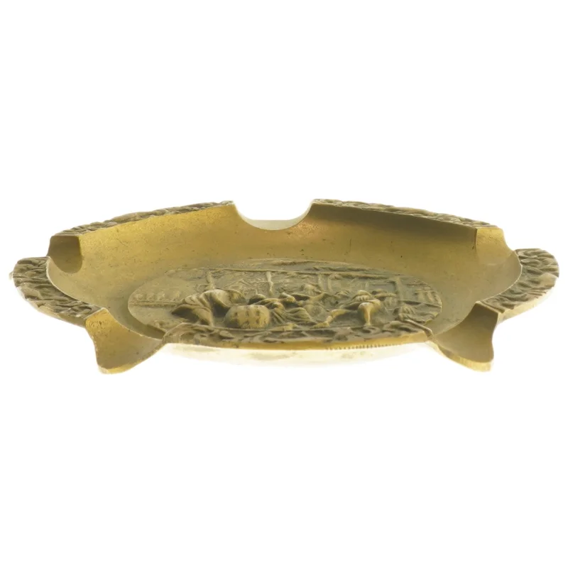 Vintage askebæger med relief (str. Ø 17 cm)