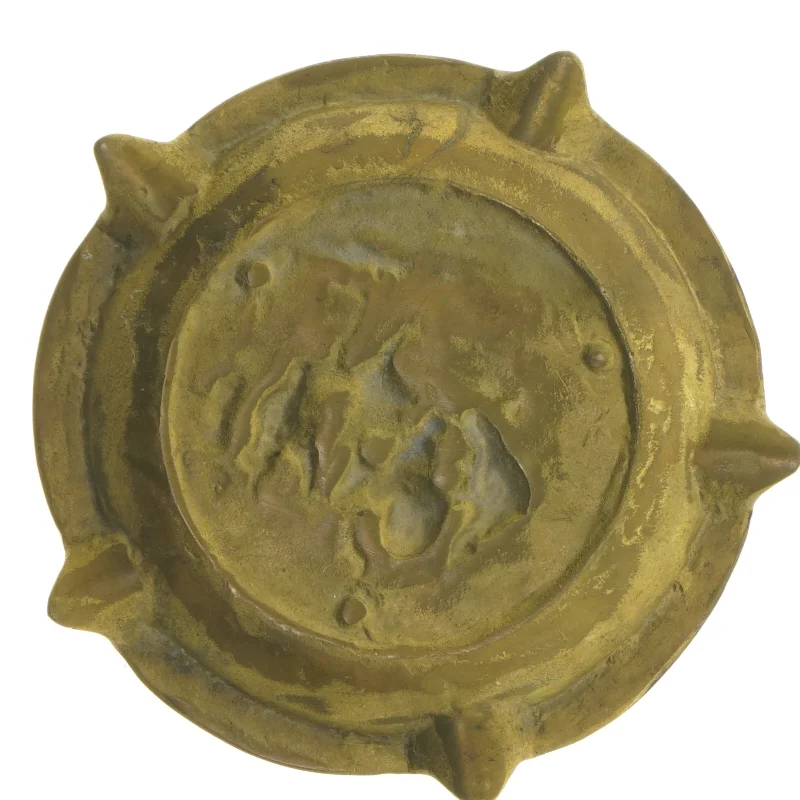 Vintage askebæger med relief (str. Ø 17 cm)