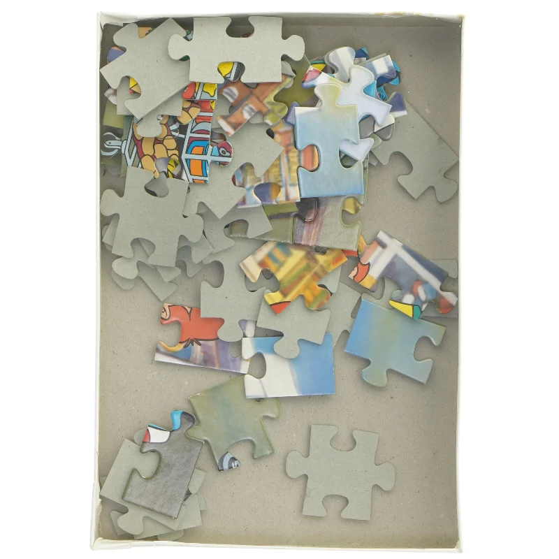 Benjamin Blümchen puslespil 64 brikker fra Kidfun (str. 4x28x19 cm)