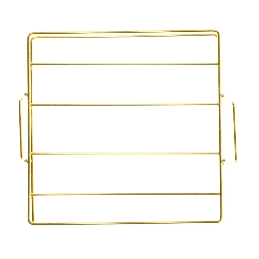 Guld grillrist (str. 19x19 cm)