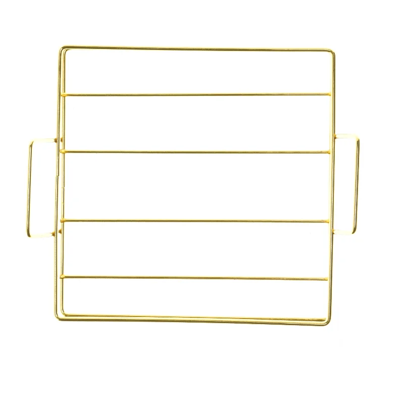 Guld grillrist (str. 19x19 cm)