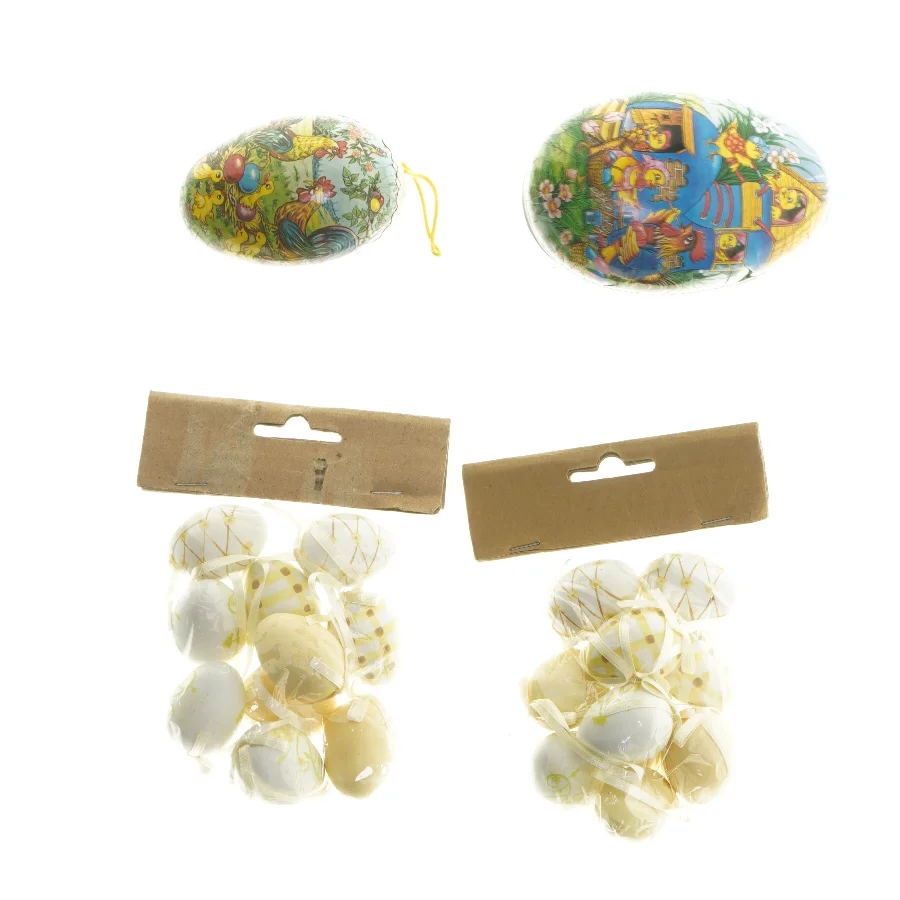 Dekorationsæg og påskeæg (str. 12,5 cm)