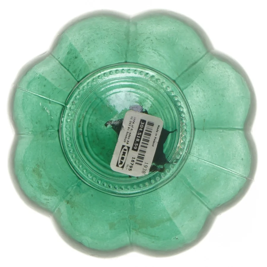 Grøn vase (str. 11 cm)