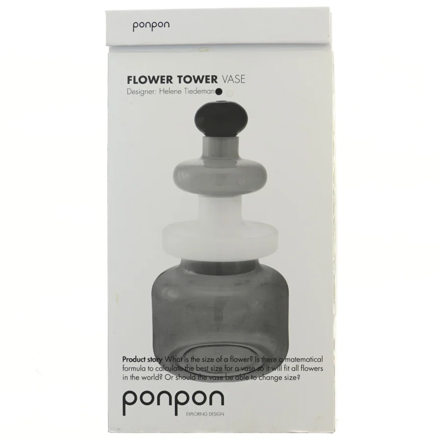 Flower Tower vase fra Ponpon (str. 33x17 cm)