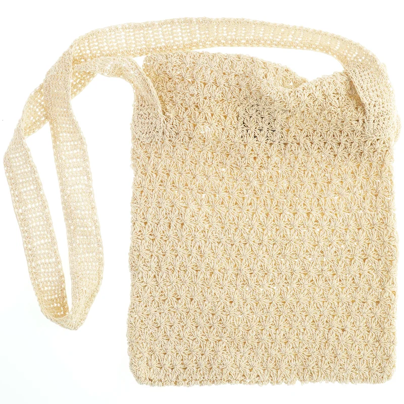 Hæklet skuldertaske fra Noa Noa (str. 30x27 cm)