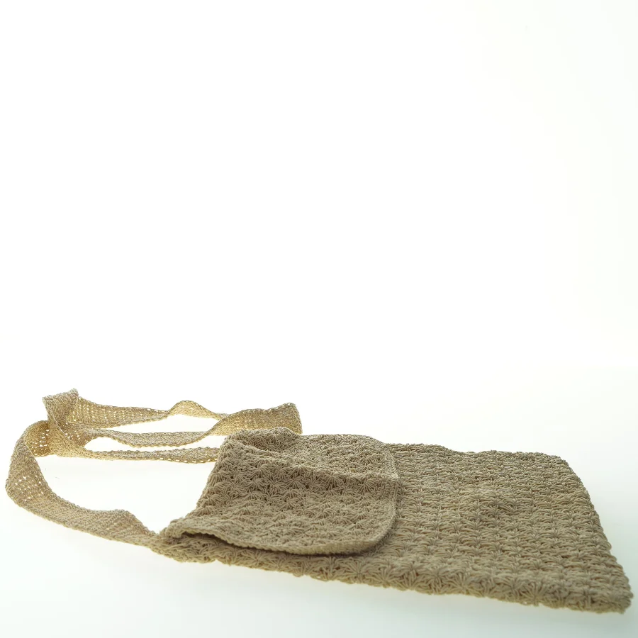 Hæklet skuldertaske fra Noa Noa (str. 30x27 cm)