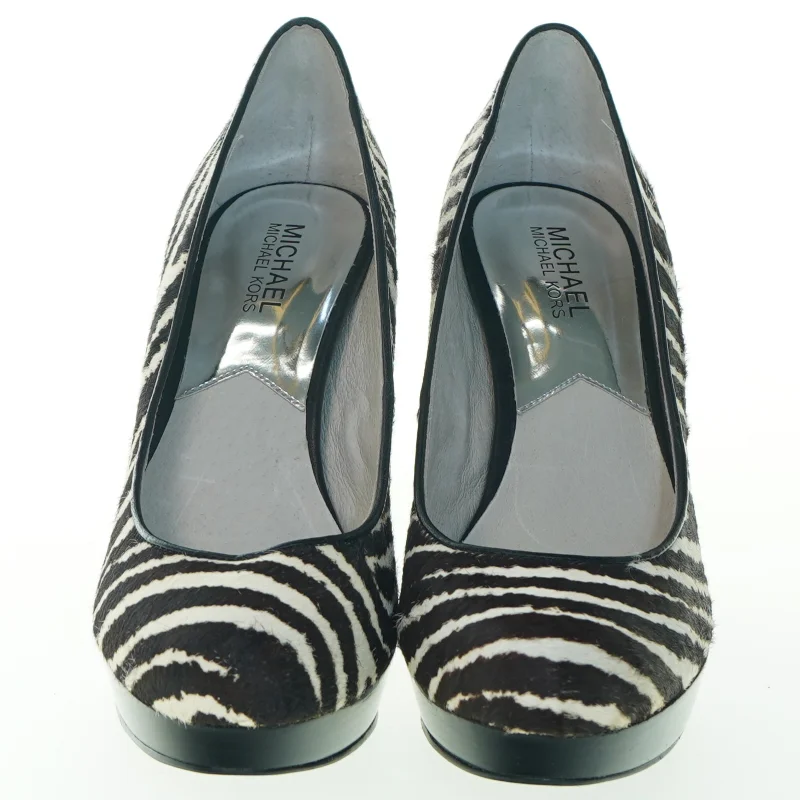Zebramønster stiletter fra Michael Kors (str. 7,5)