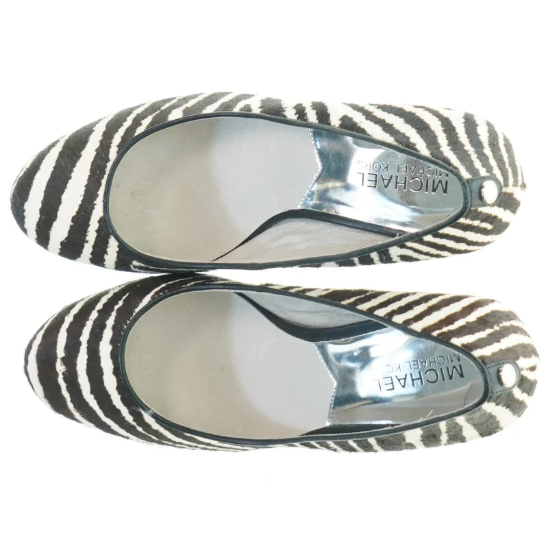 Zebramønster stiletter fra Michael Kors (str. 7,5)
