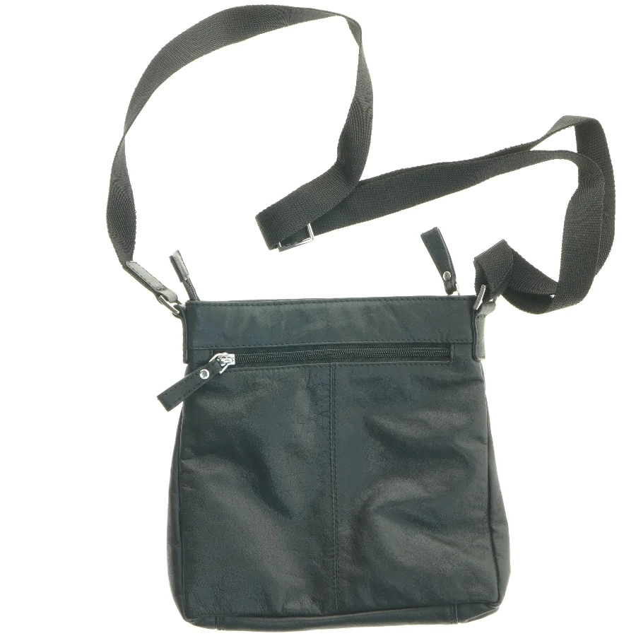 Sort skuldertaske (str. 25x24 cm)