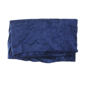 Blå velour dug (str. 154x91 cm)