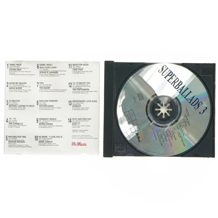 Superballads 3 CD fra Mr Music
