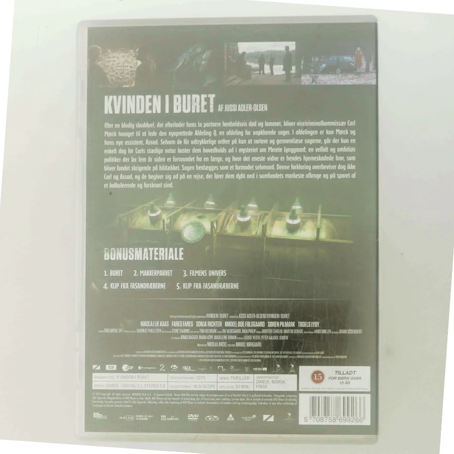 Kvinden I Buret med Nikolaj Lie Kaas (DVD)