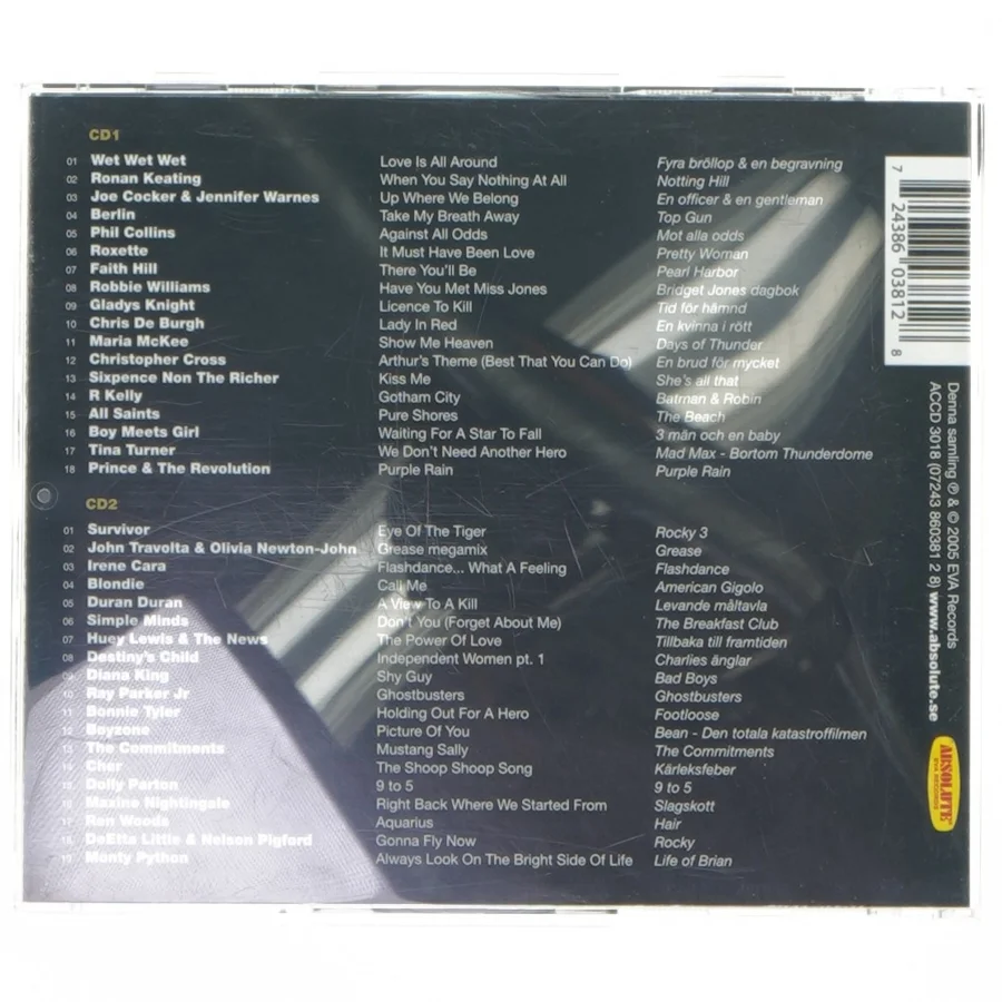 Absolute Movie Classics dobbelt CD fra Absolute