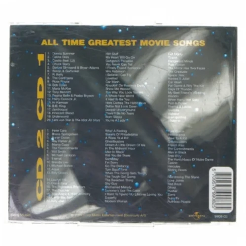 Dobbel CD album med filmsange fra Sony Music