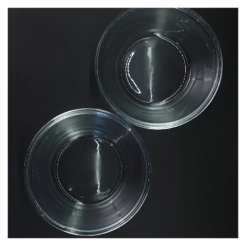 Sæt af to glasskåle (str. 7x20 cm)