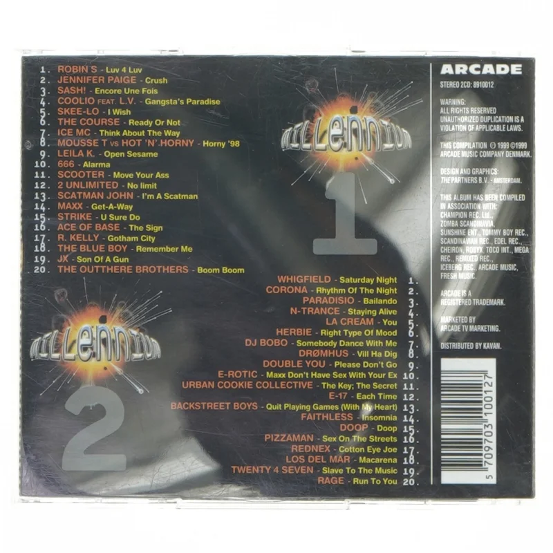 Millennium CD album fra Arcade
