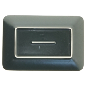 Sorte rektangulære tallerkener fra IKEA, 8 stk. (str. 30x20 cm)