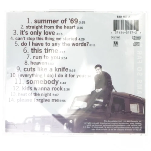 Bryan Adams - So Far So Good CD