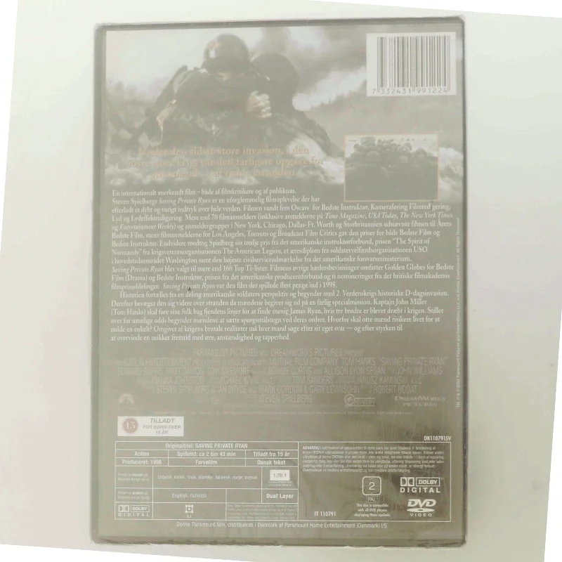 Saving Private Ryan                            <span class="label label-blank pull-right">60th Anniversary edition</span> med Tom Hanks (DVD)