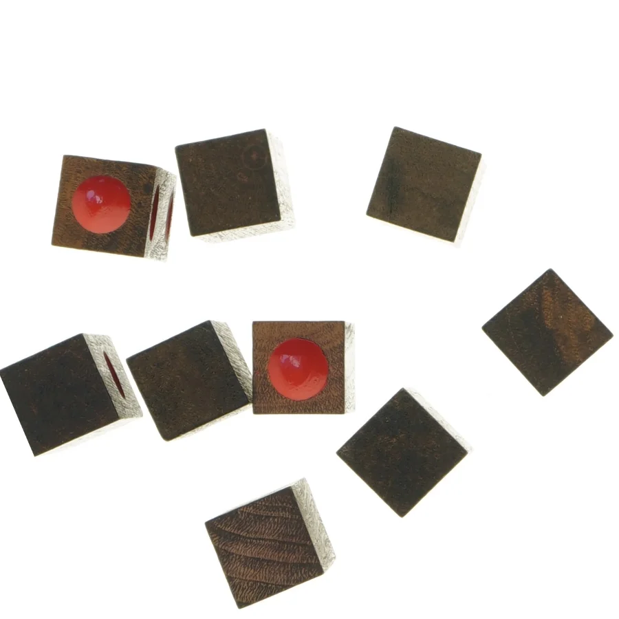 Mindgame Træklodser med røde prikker (str. 9 stk 7,5x2,5 cm)