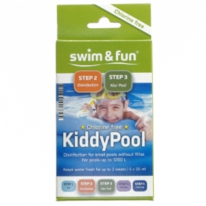 KiddyPool desinfektionspakker fra Swim & Fun (str. 3 styks. 25 ml)
