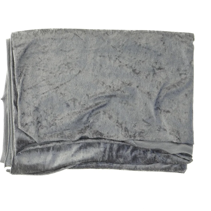 Grå velour dug (str. 156x110 cm)