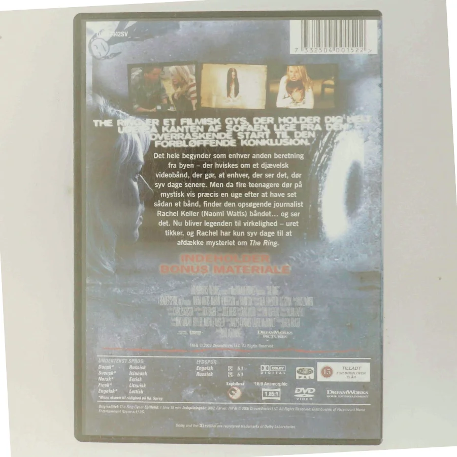 Ring, the med Naomi Watts (DVD)