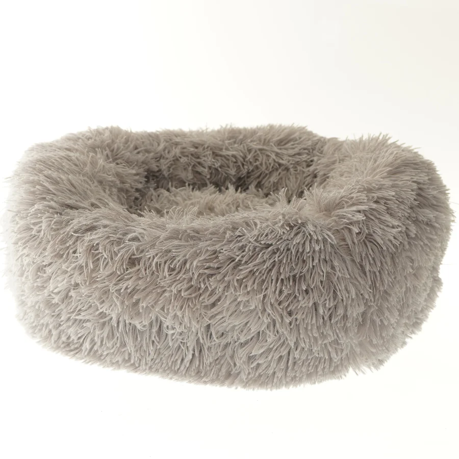 Rund plysset dyreseng (str. Ø 60 cm)