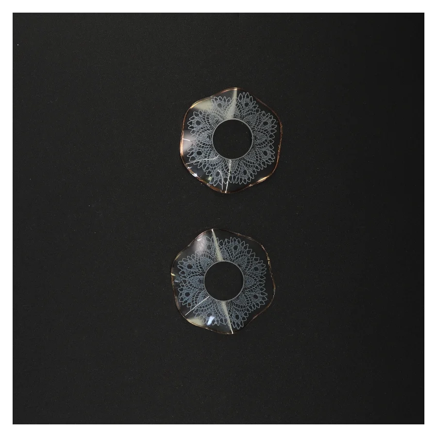 Bølget lysmanchet (str. 7 cm)