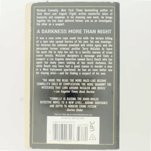 A Darkness More Than Night af Michael Connelly (Bog)