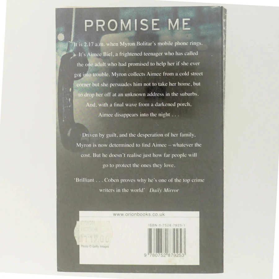 Promise me af Harlan Coben (Bog)