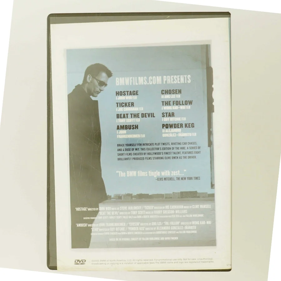 The Hire med Clive Owen (DVD)