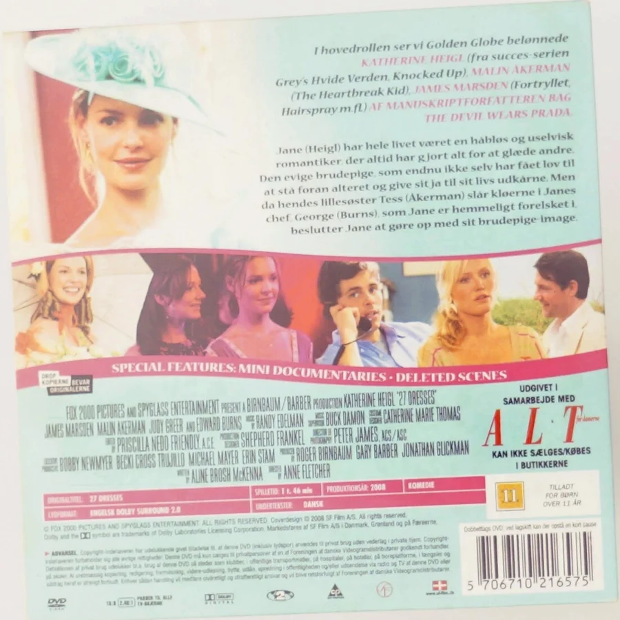 27 bryllupper med Katherine Heigl (DVD)
