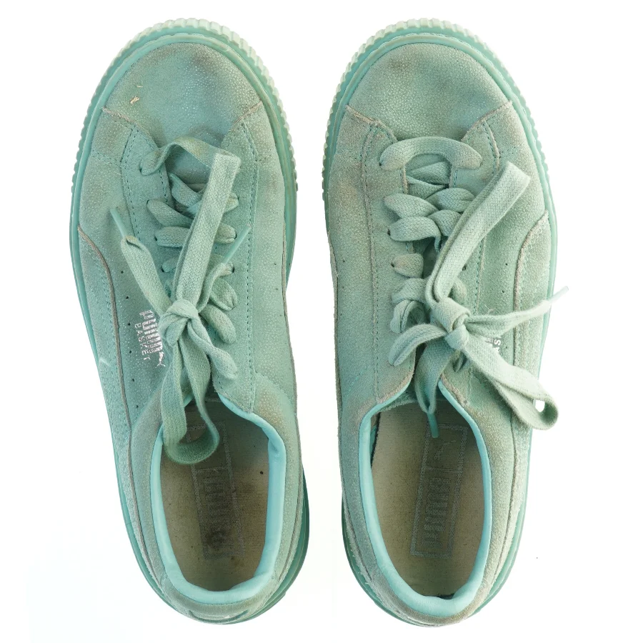 Brugte turkis sneakers fra Puma (str. 38)