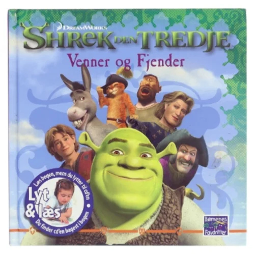 Shrek den Tredje: Venner og Fjender Bog fra DreamWorks