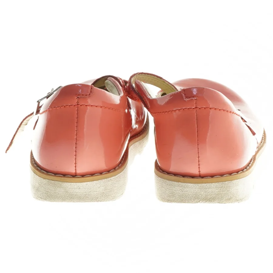  Røde pigesko med rem fra Clarks (str. længde 20 cm)