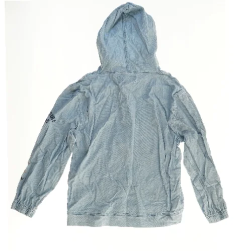 Blå hættetrøje med lomme fra Garcia Jeans (str. 164)