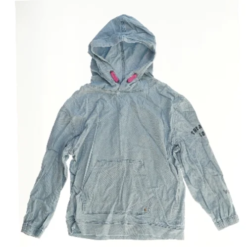 Blå hættetrøje med lomme fra Garcia Jeans (str. 164)