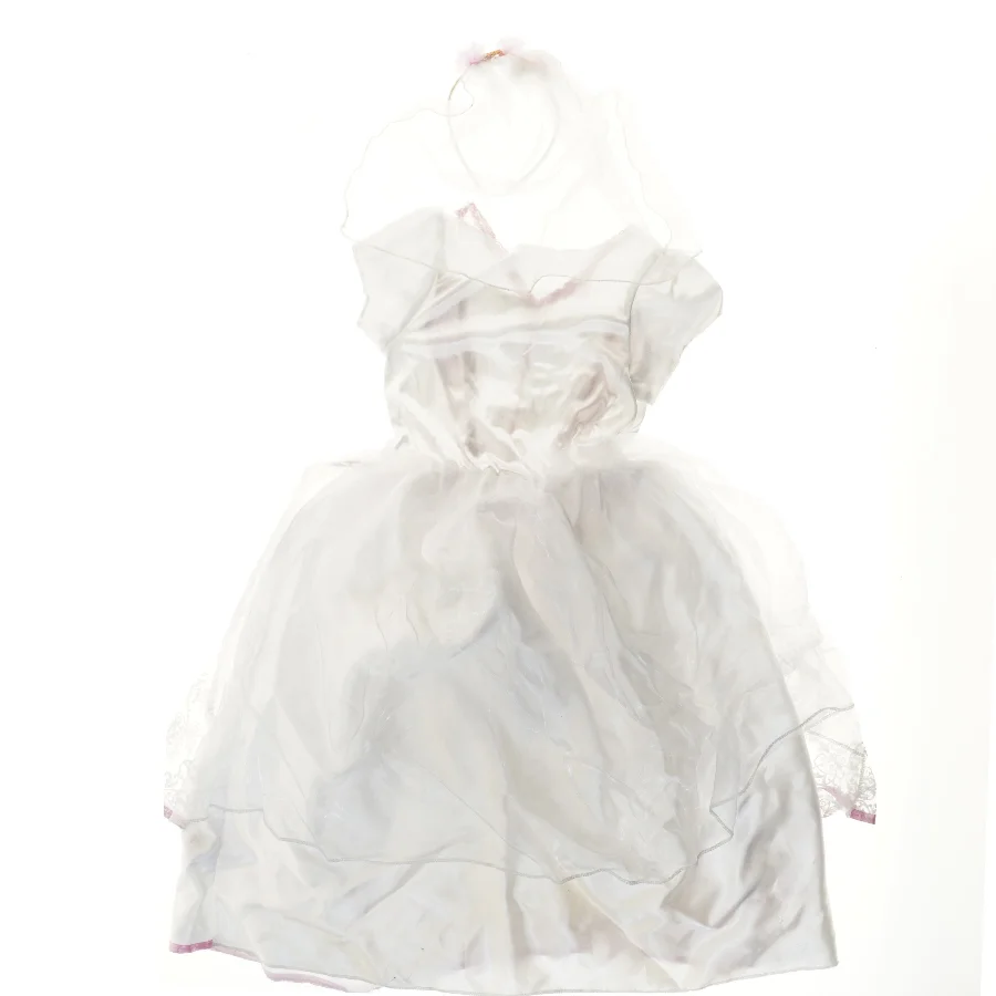 Prinsesse udklædningskjole (str.  bryst: 28 L: 85 cm)