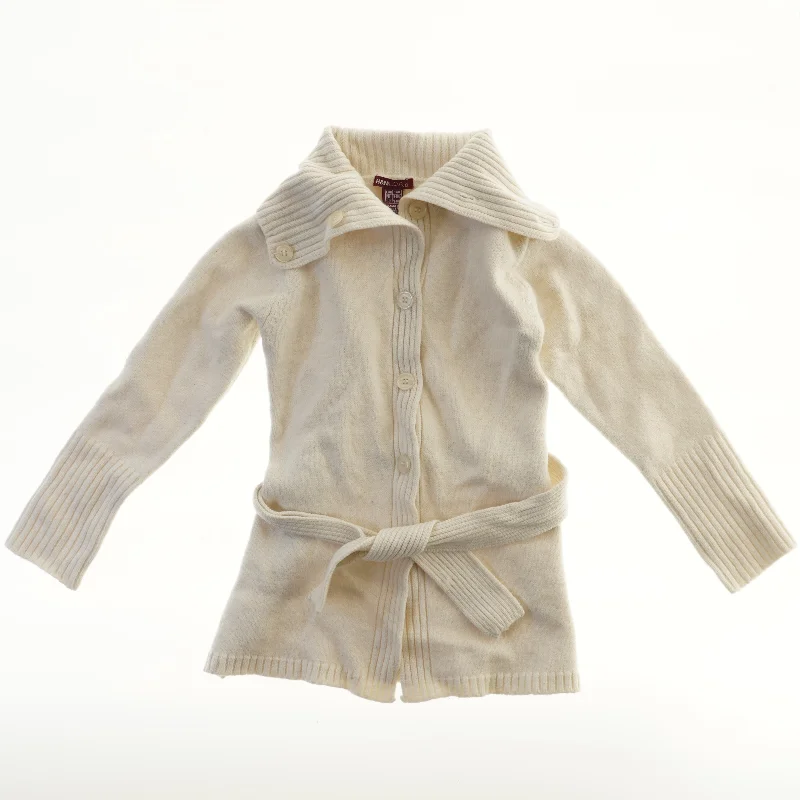 Strikket cardigan med bælte fra H&M (str. 140)