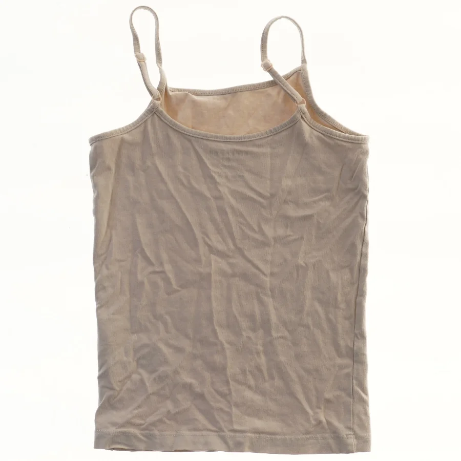 Beige top med stropper fra Steenholt (str. 122)