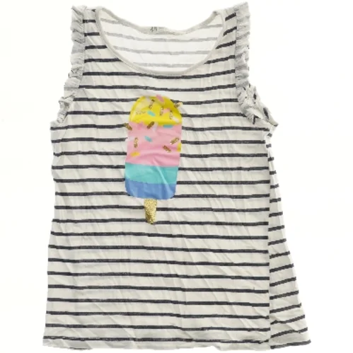 Stribet tanktop med isprint fra H&M (str. 134)