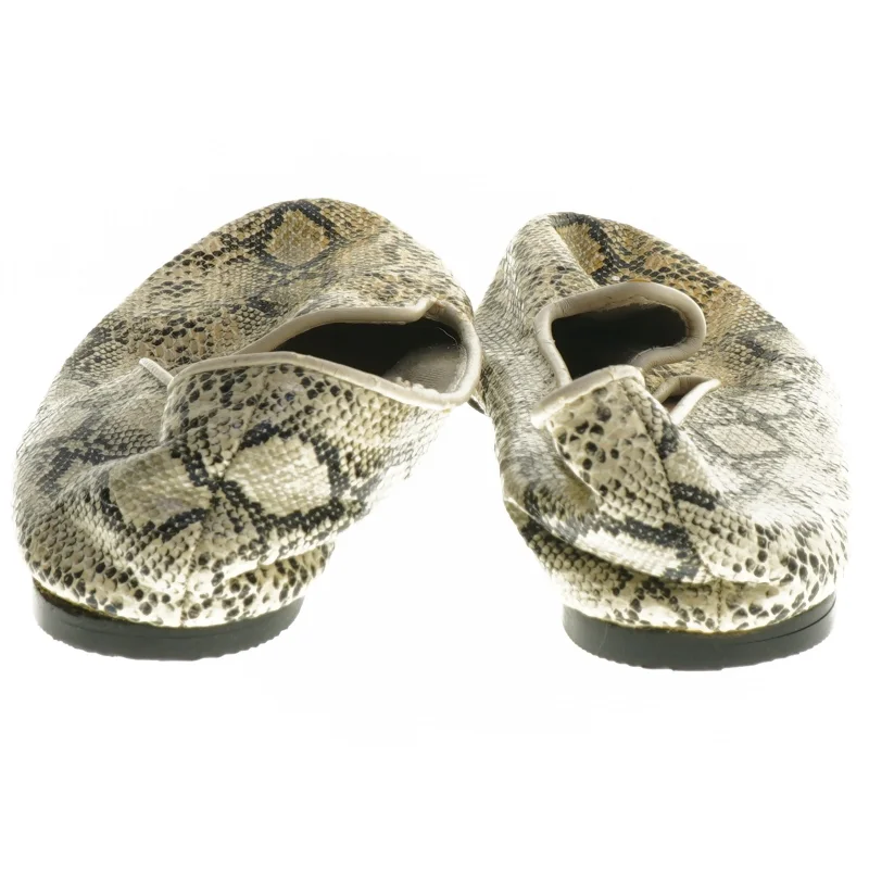 Nye Dame loafers med slangeskindsmønster (str. 38 )